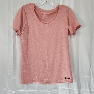 Nike Size Medium Pink/orange Short Sleeve Tee Size